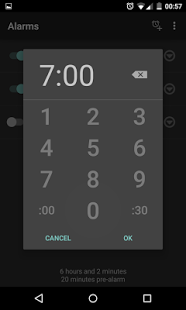 Screenshot of Simple Alarm Clock