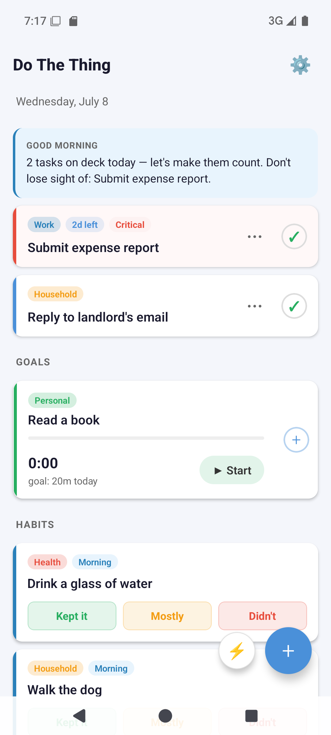 Screenshot of Do The Thing