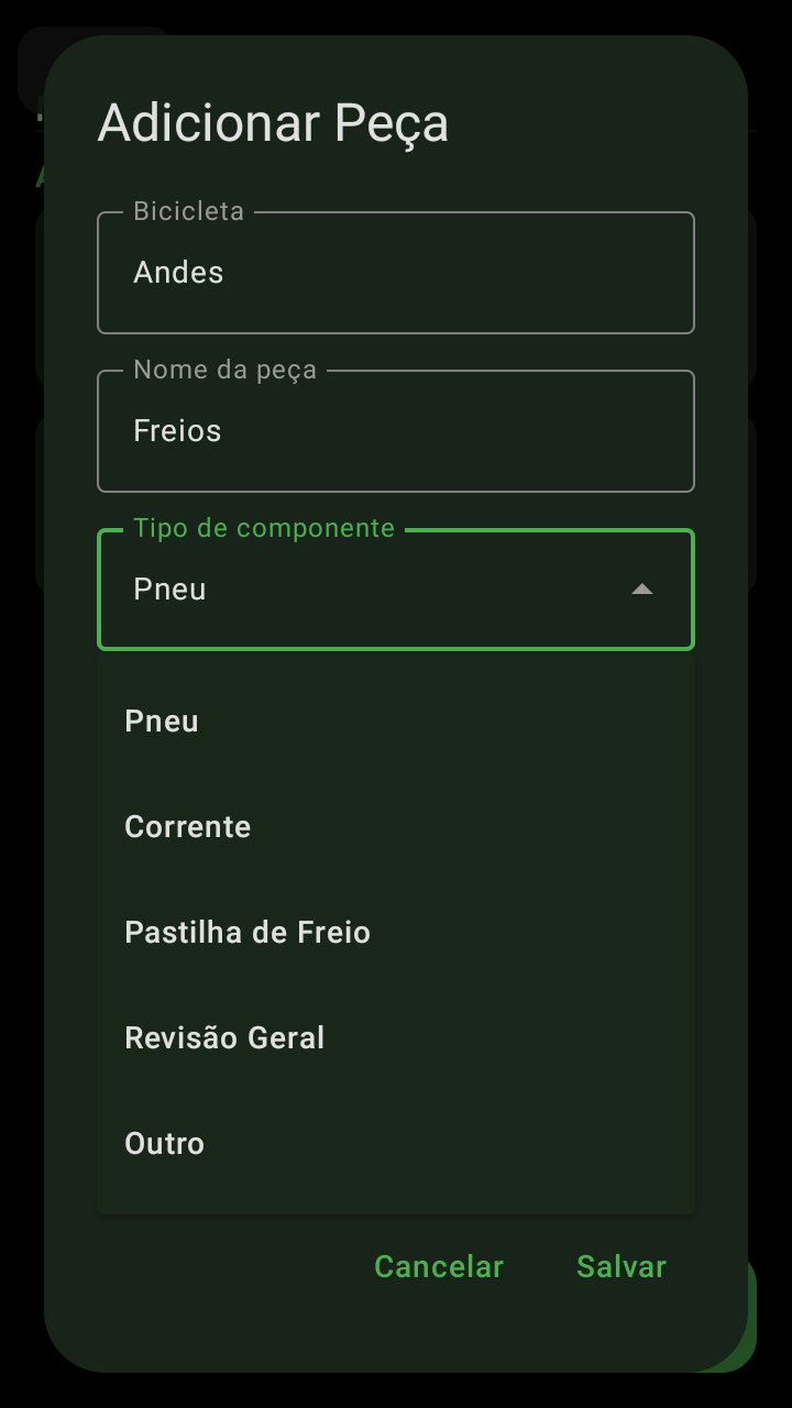 Screenshot of BikeTrackd