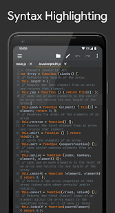 Screenshot of Squircle IDE - Code Editor