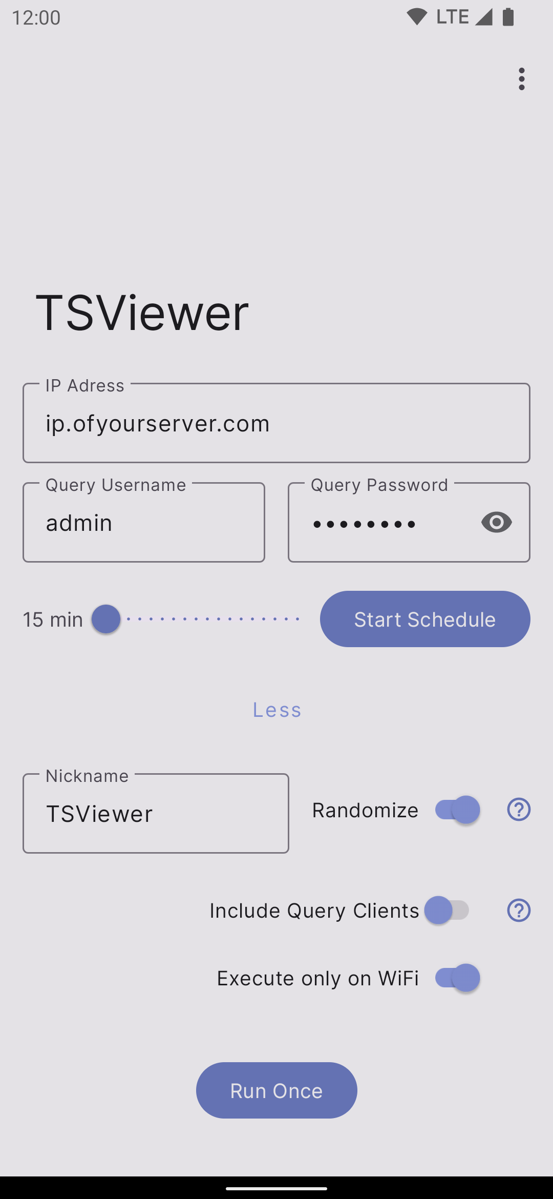 Screenshot of TSViewer