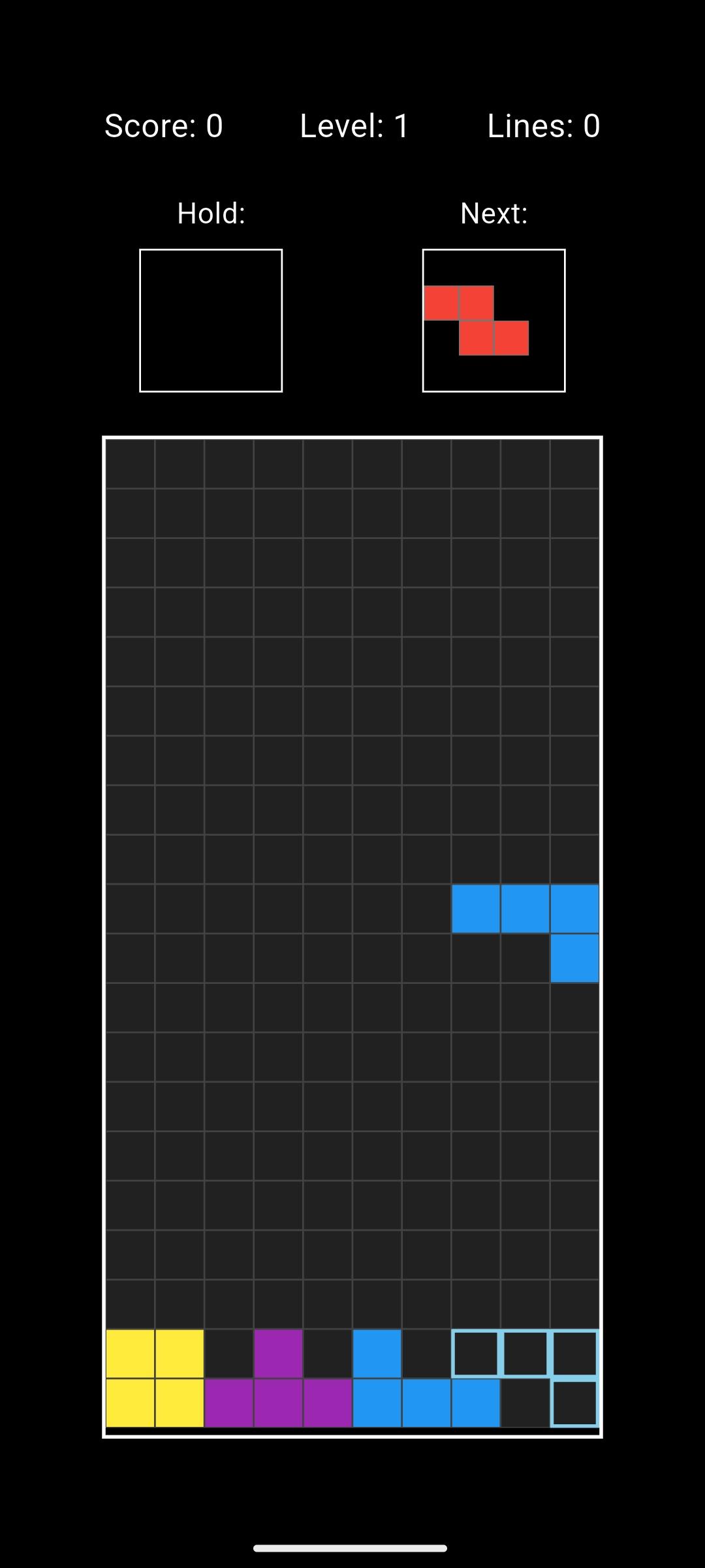 Screenshot of BlockDrop