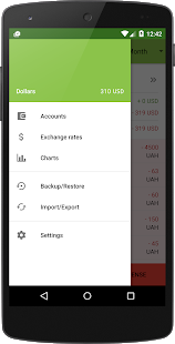 Screenshot of Money Tracker