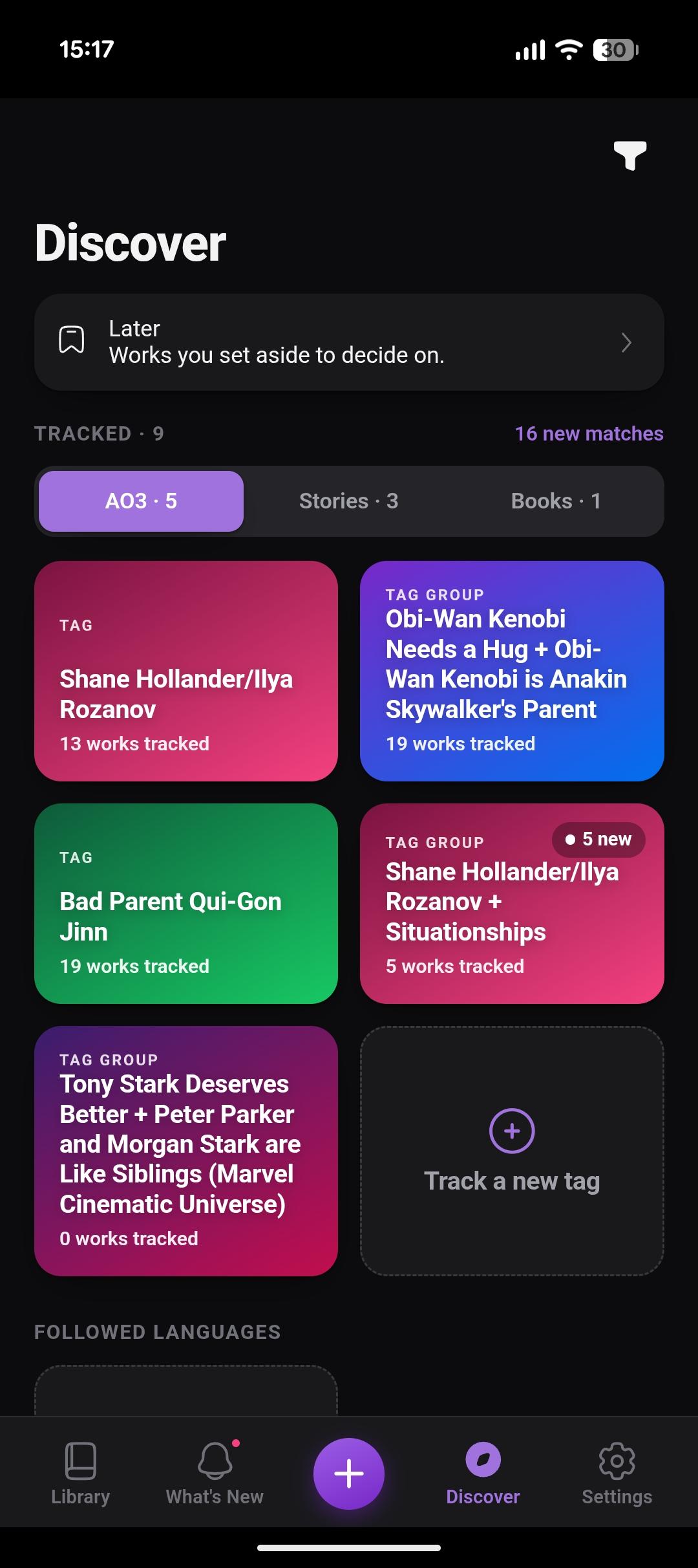 Screenshot of BookStash