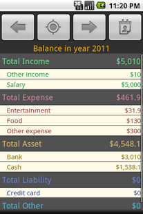 Screenshot of Daily Money
