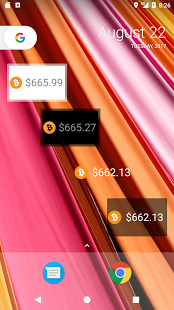 Screenshot of Simple Bitcoin Cash Widget