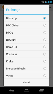 Screenshot of Simple Crypto Widget