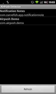 Screenshot of AirPush Detector