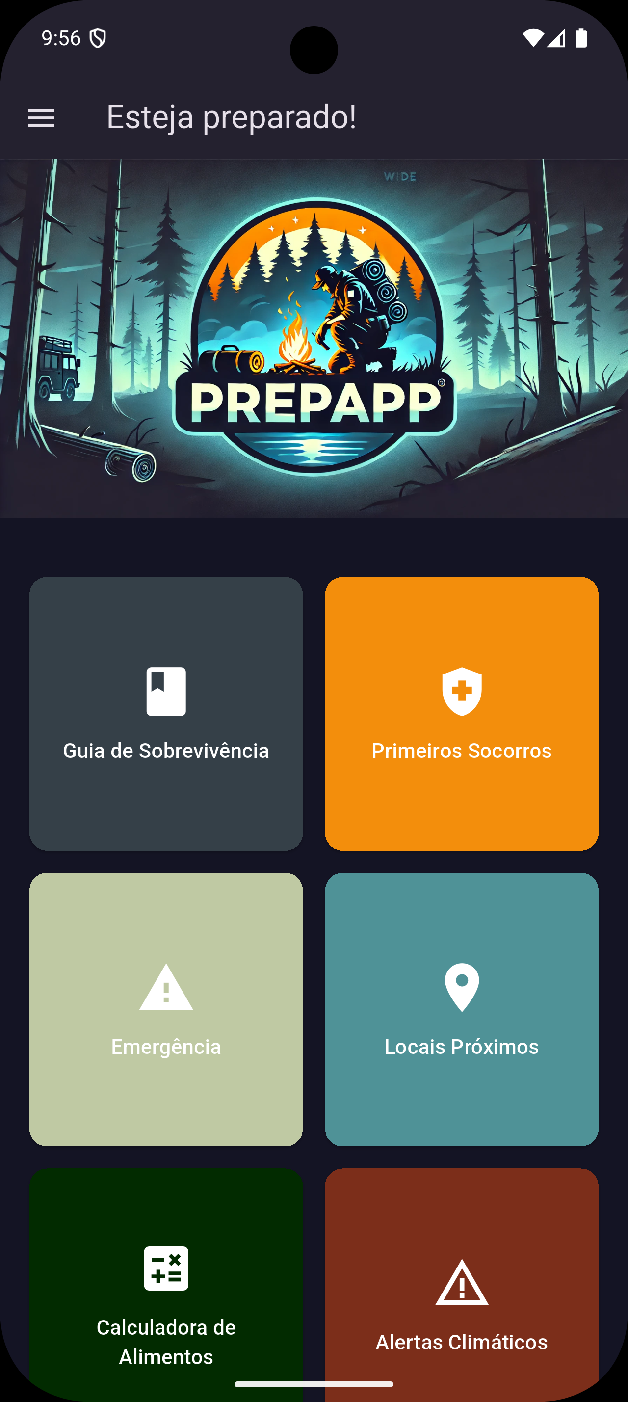 Screenshot of PrepApp (F-Droid)