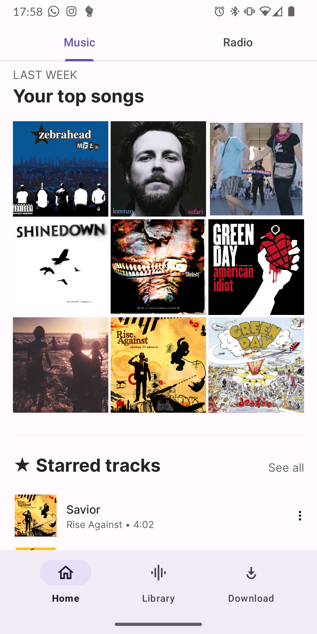 Screenshot of Tempo