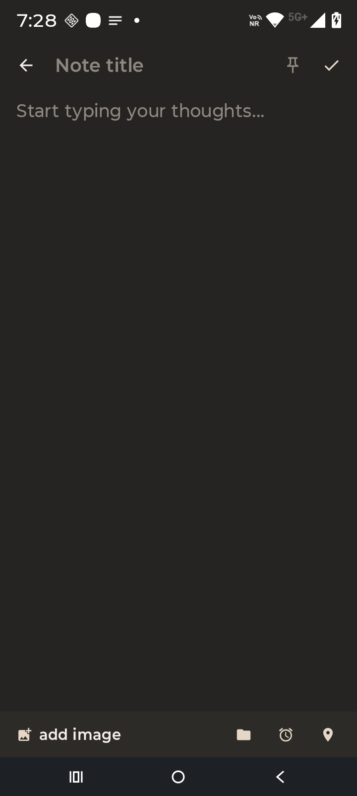 Screenshot of NearNote