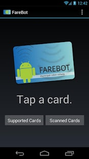 Screenshot of FareBot