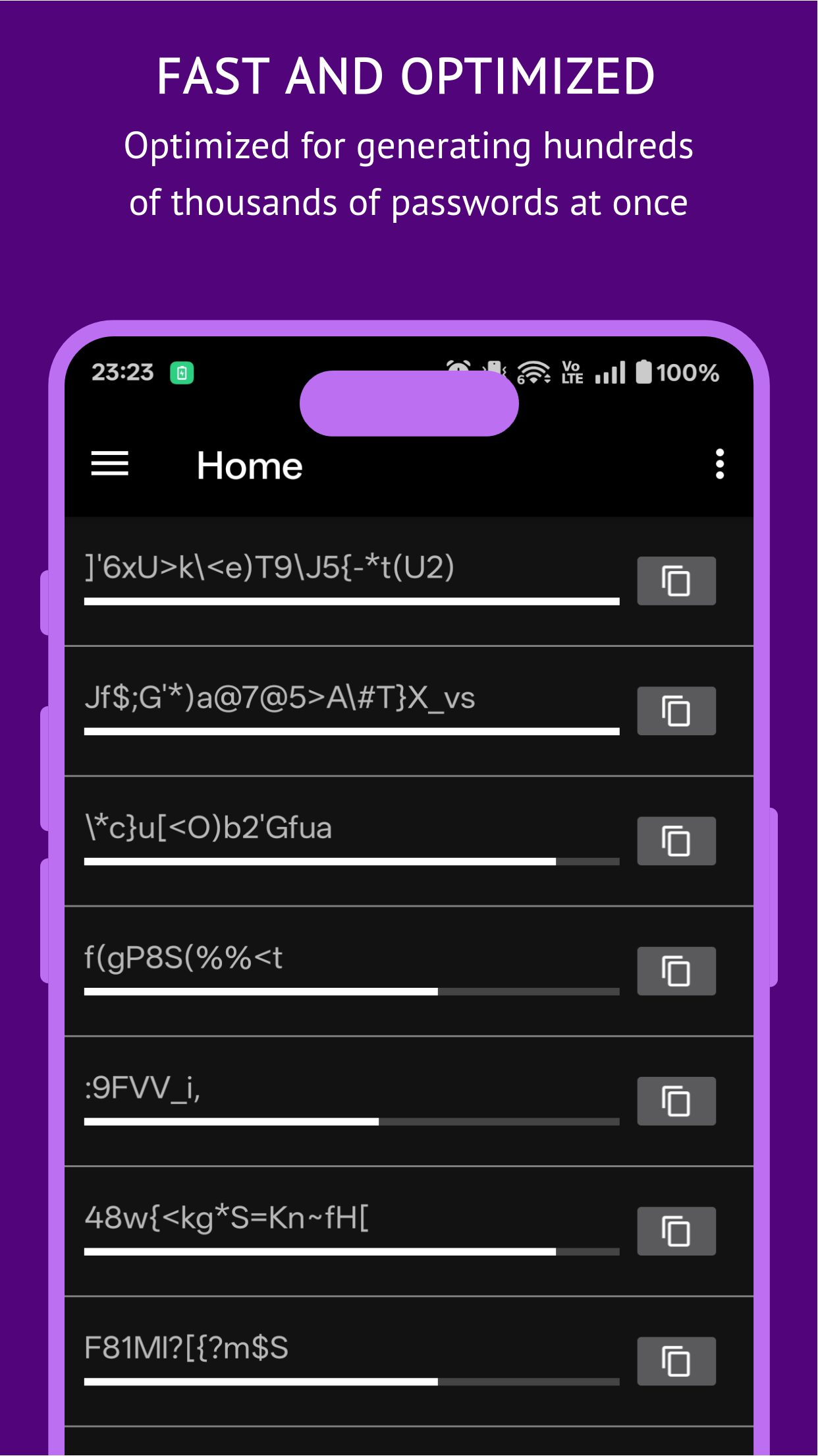 Screenshot of Advanced PassGen