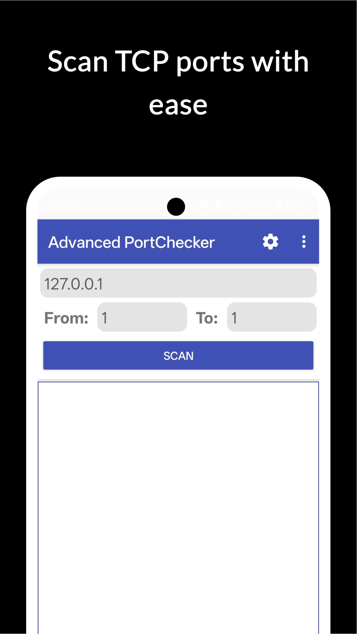 Screenshot of Advanced PortChecker