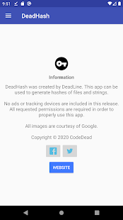 Screenshot of DeadHash