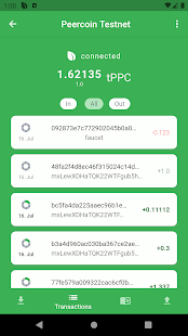 Screenshot of Peercoin Wallet