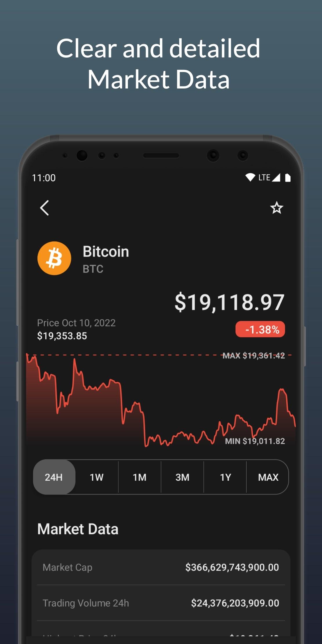 Screenshot of CoinTrend: Private Crypto Tracker