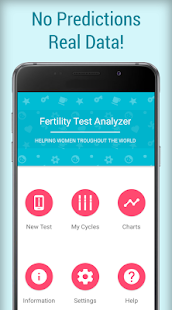 Screenshot of Fertility Test Analyzer App: Ovulation & Pregnancy