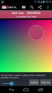 Screenshot of Color Namer
