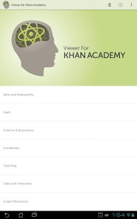 Screenshot of Khan Academy viewer