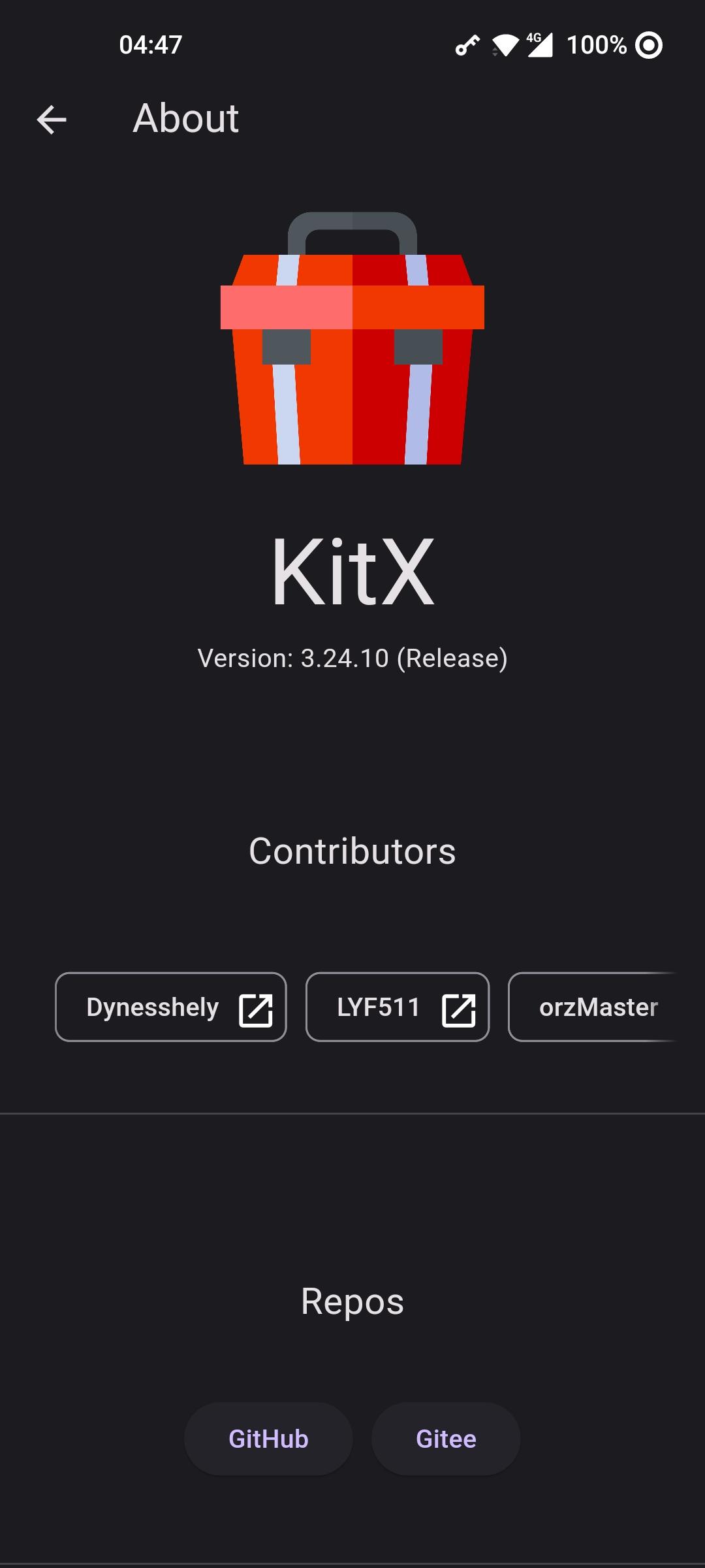 Screenshot of ﻿KitX Mobile