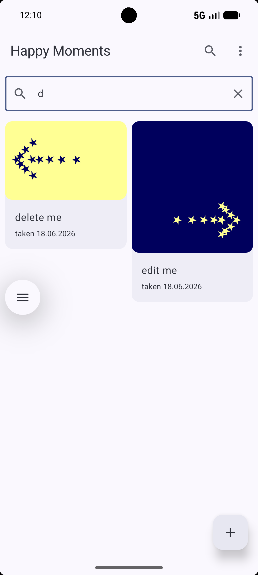 Screenshot of Happy Moments