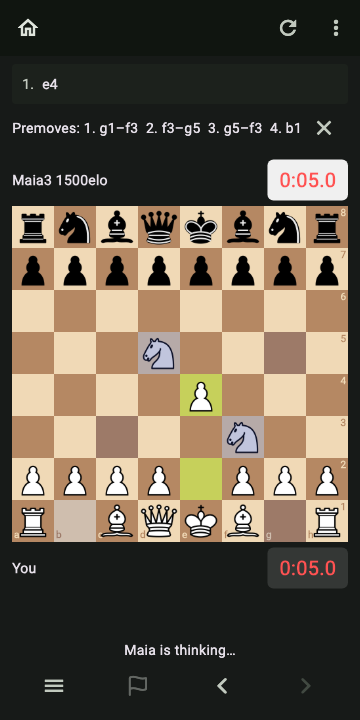 Screenshot of Mobile Maia