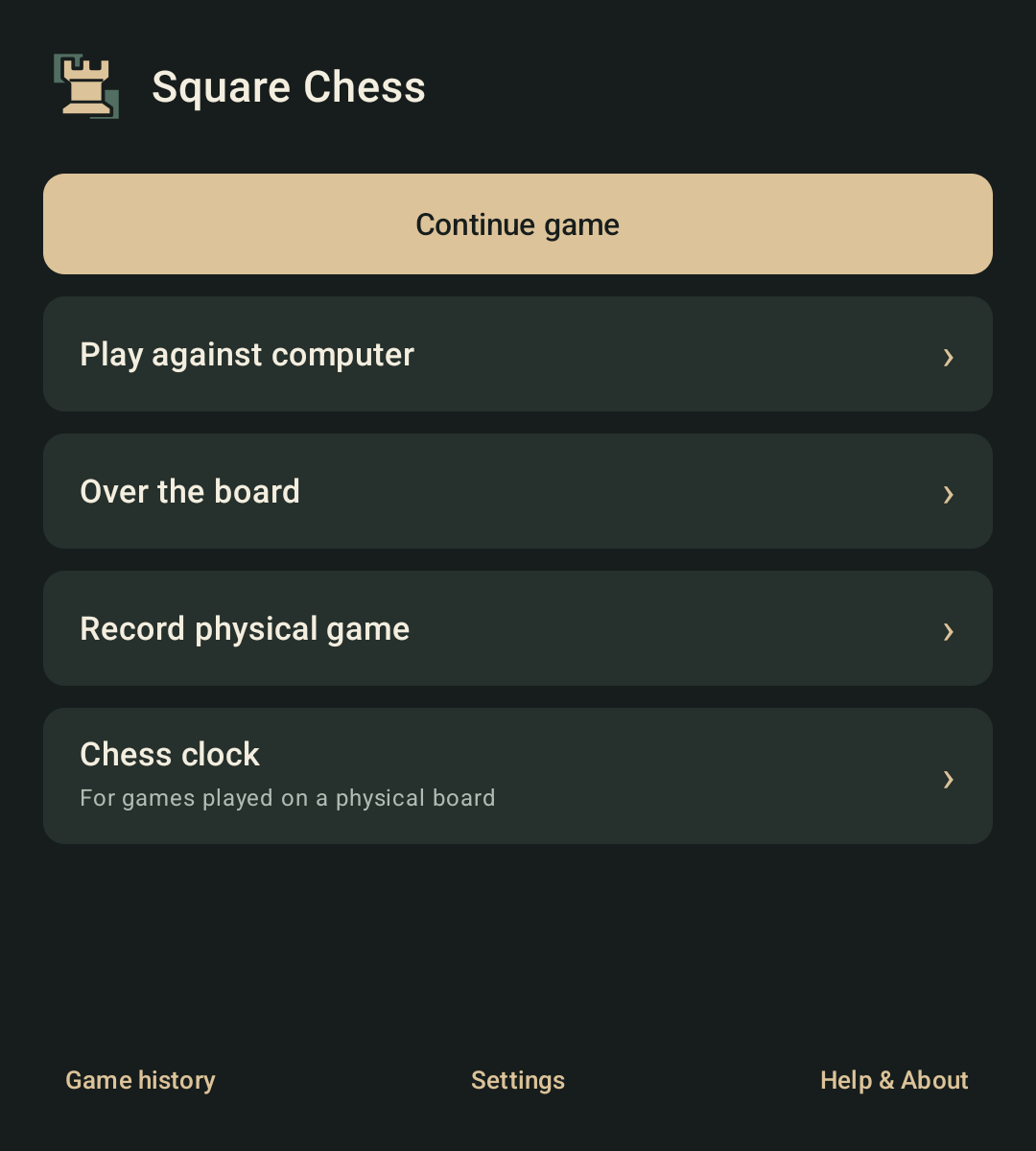 Screenshot of Square Chess