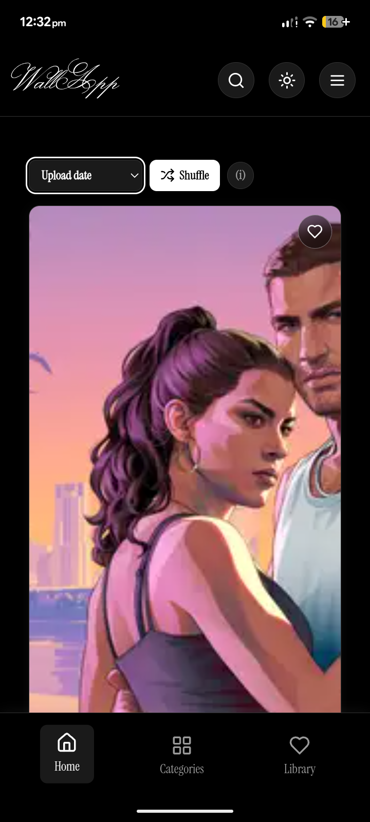 Screenshot of WallApp