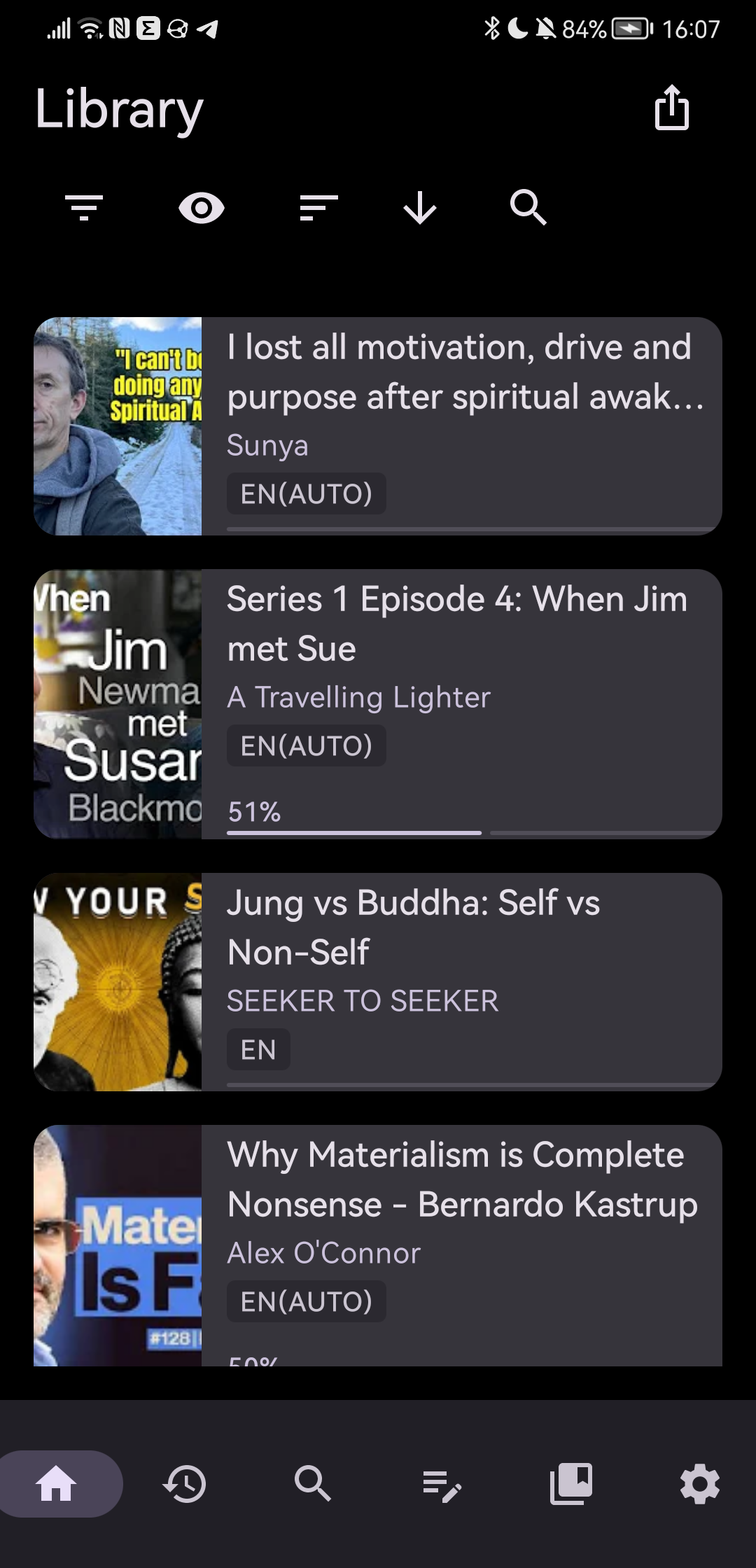 Screenshot of YtReader