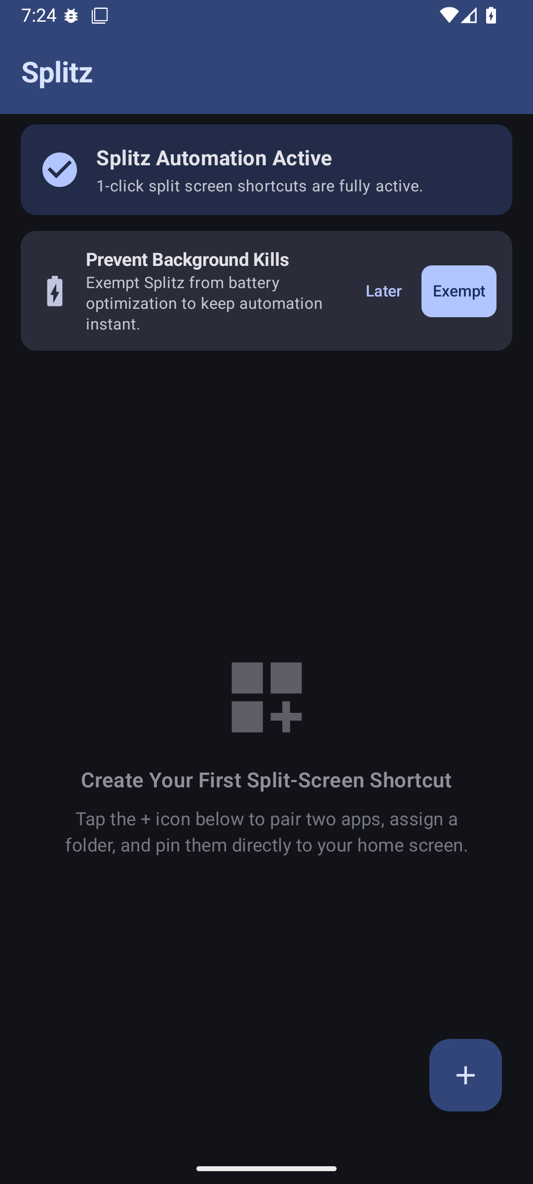 Screenshot of Splitz