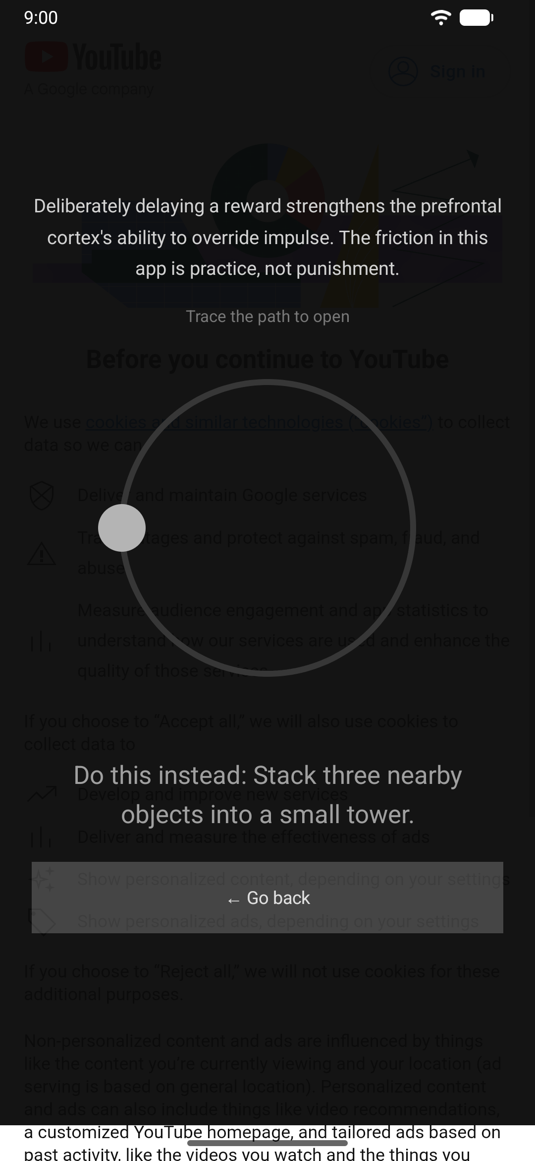 Screenshot of Defang