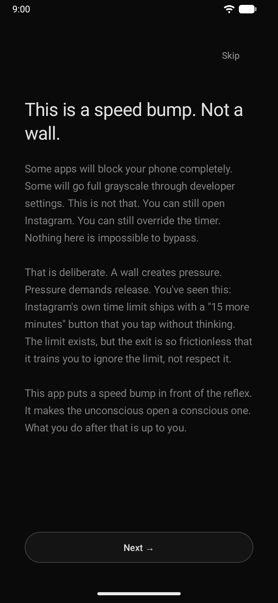 Screenshot of Defang