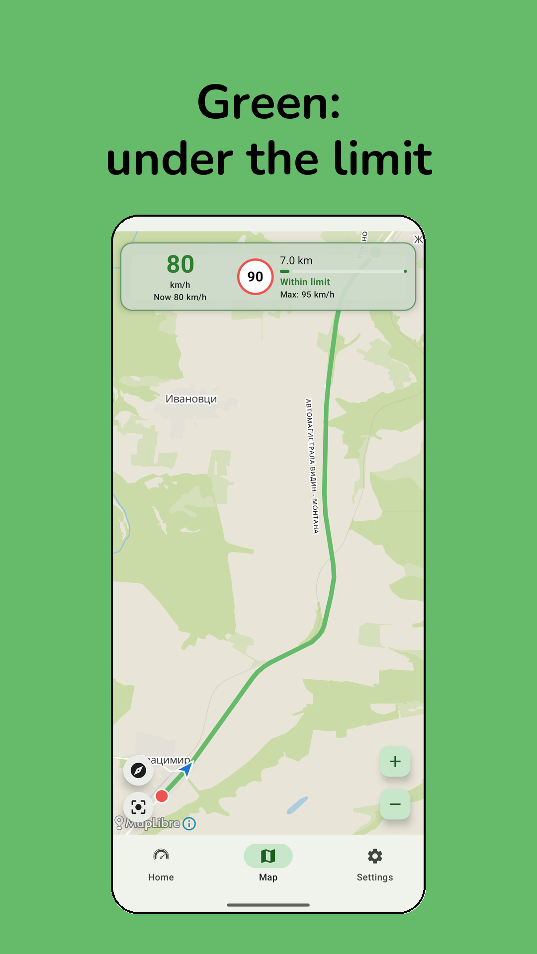 Screenshot of SrednaBG