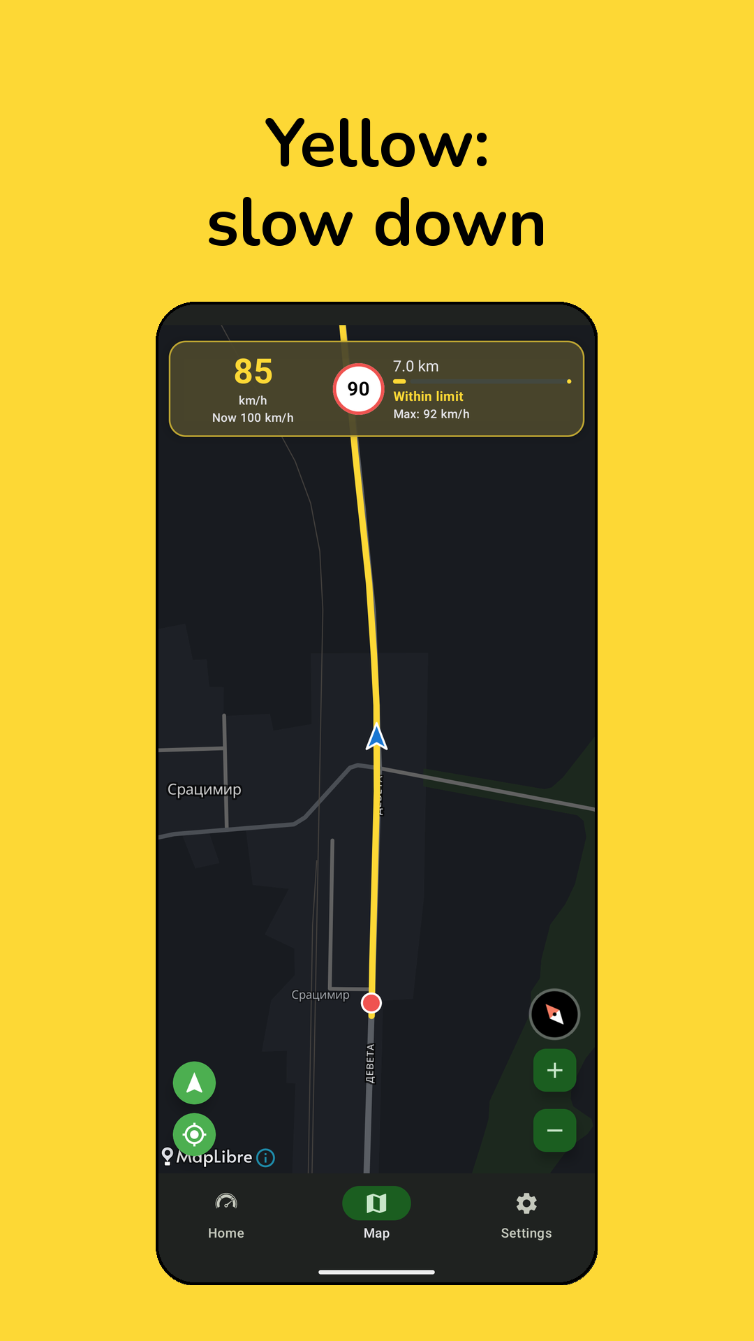Screenshot of SrednaBG