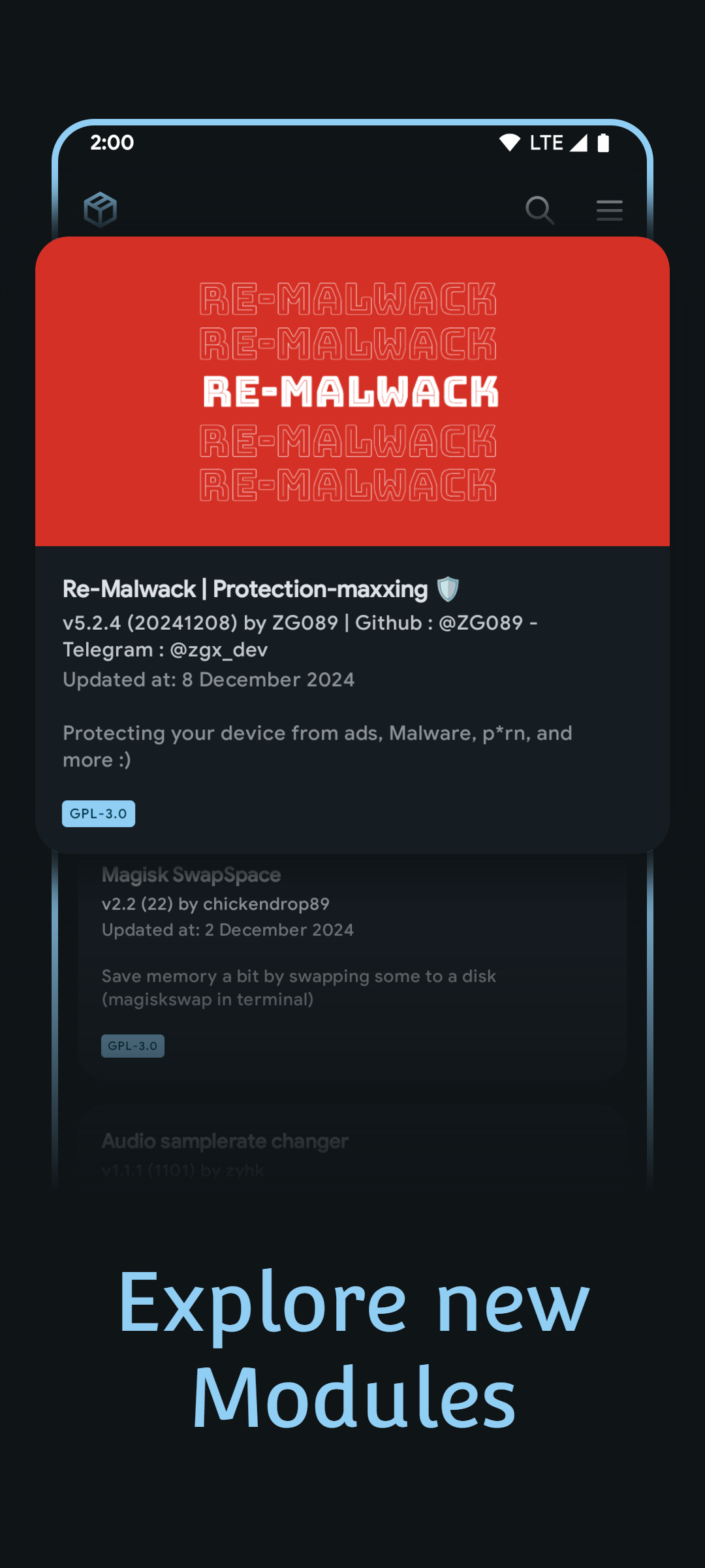 Screenshot of MMRL