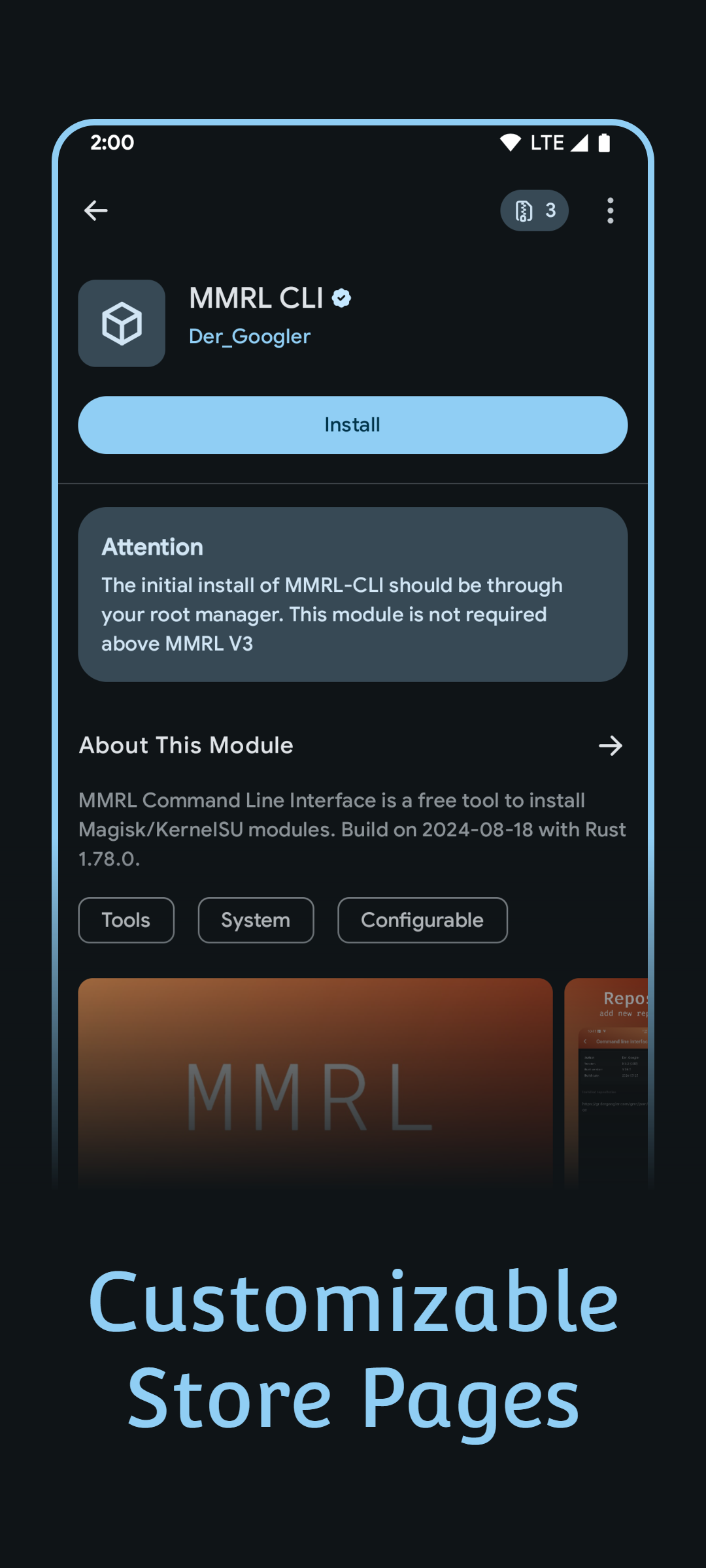 Screenshot of MMRL
