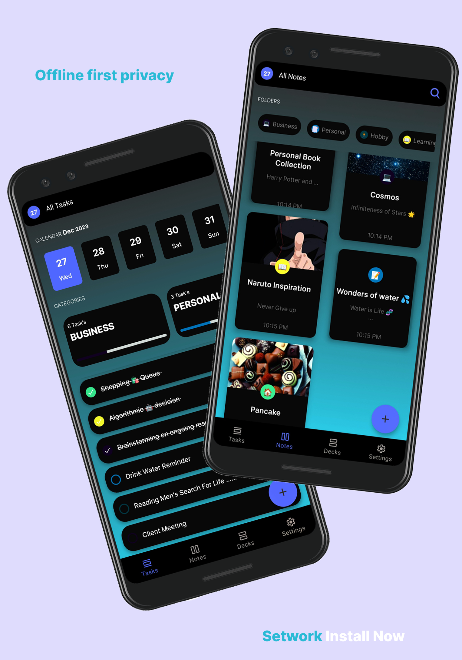 Screenshot of Setwork