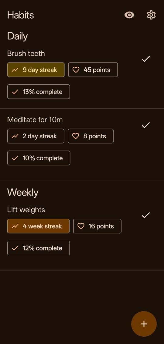 Screenshot of Habit-Maker