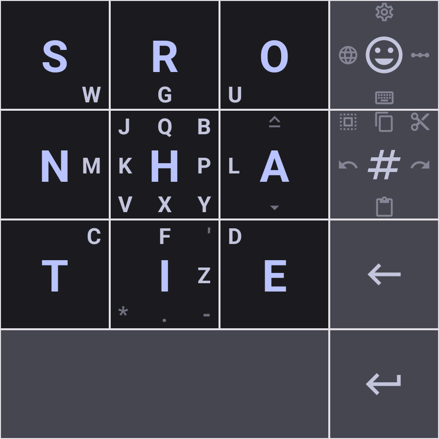 Screenshot of Thumb-Key