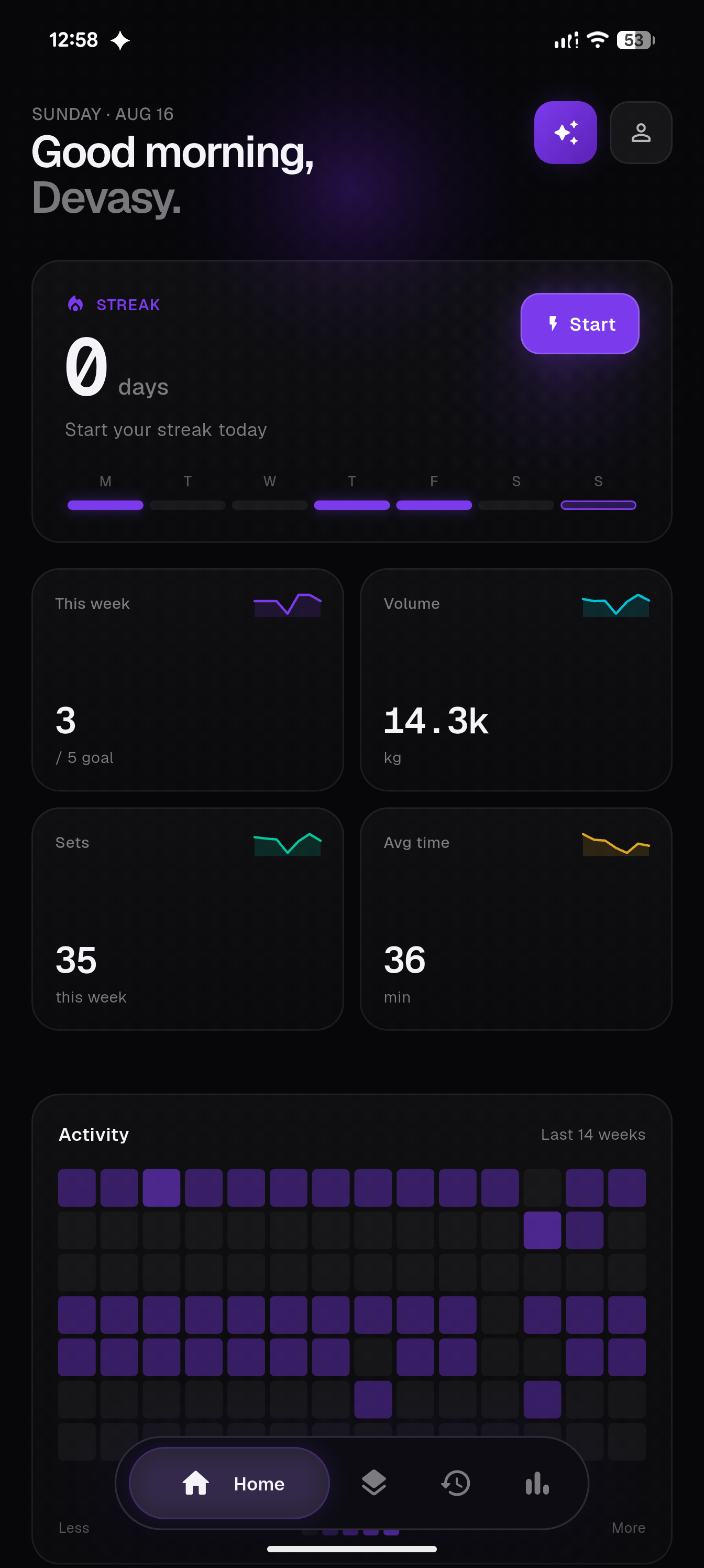 Screenshot of RepForge