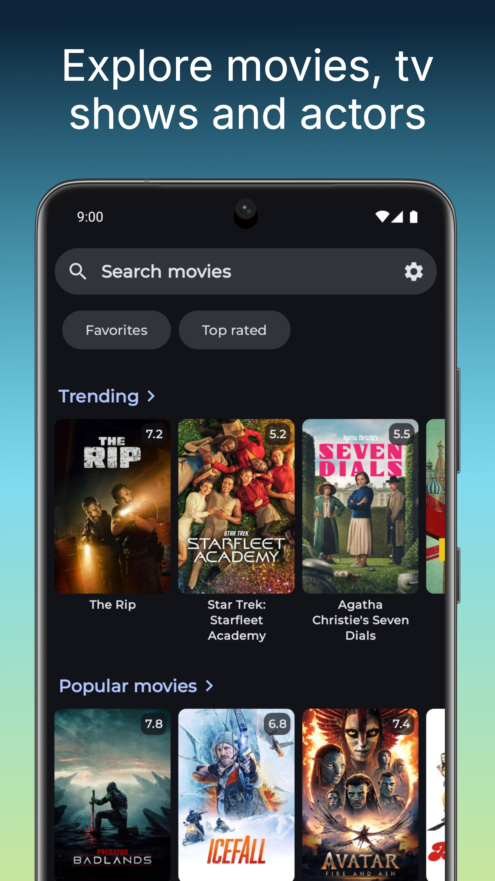 Screenshot of ScenePeek - TMDB & Seerr