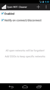 Screenshot of Open WiFi Cleaner