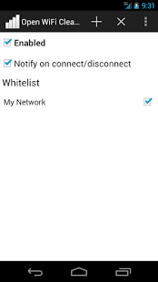 Screenshot of Open WiFi Cleaner
