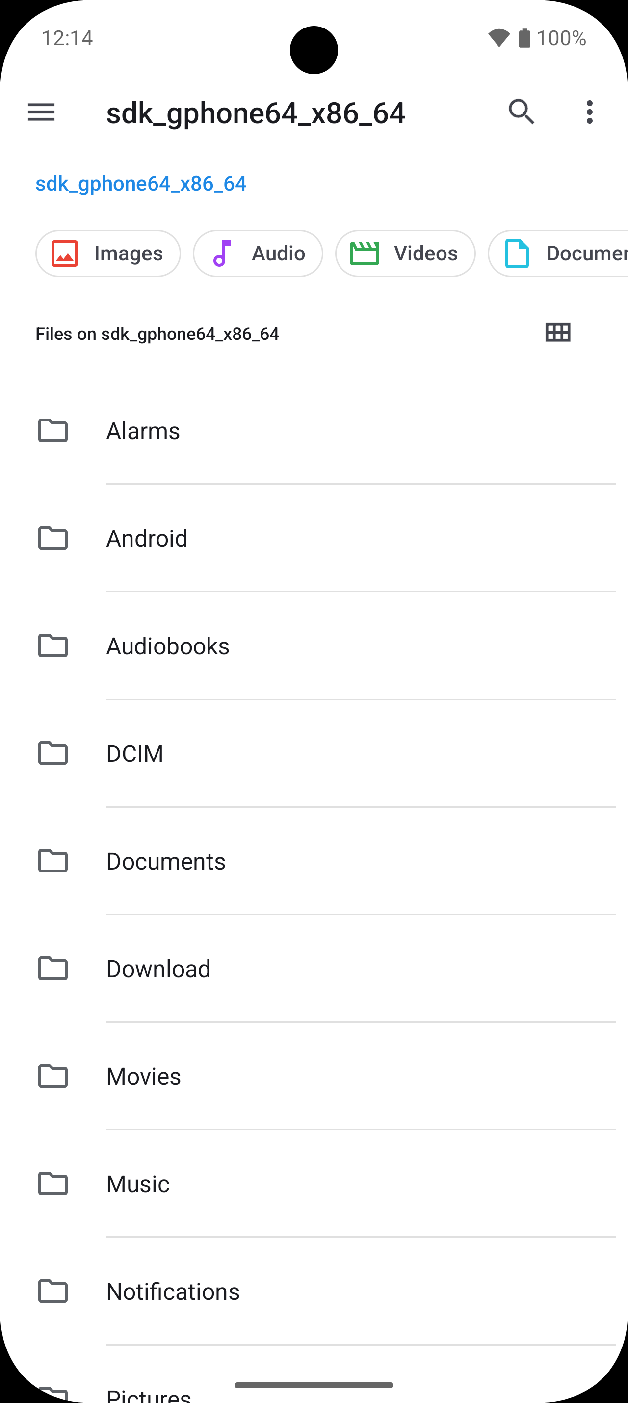 Screenshot of Files