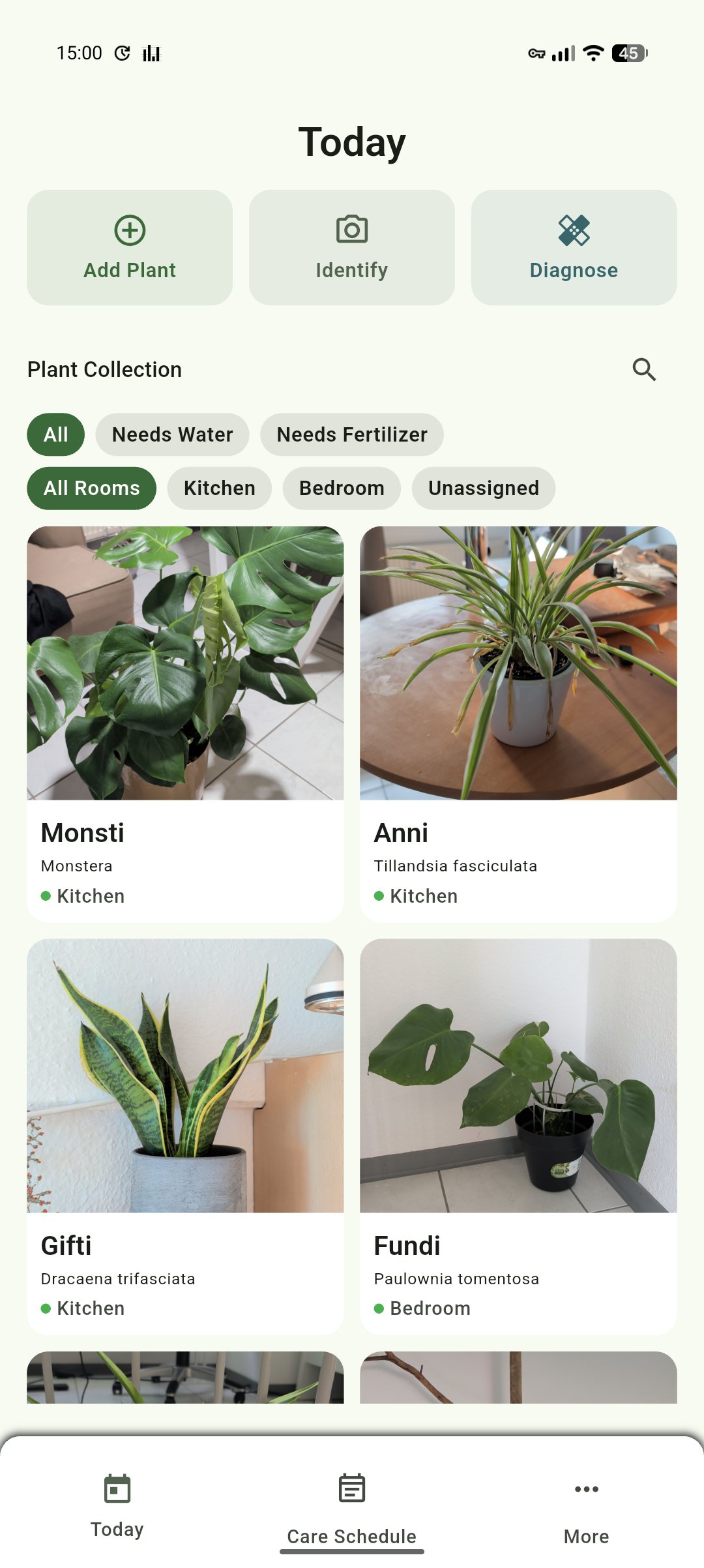 Screenshot of OpenPlants