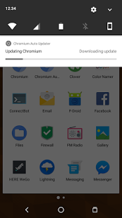 Screenshot of Auto Updater for Chromium