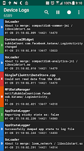 Screenshot of Logcat Reader