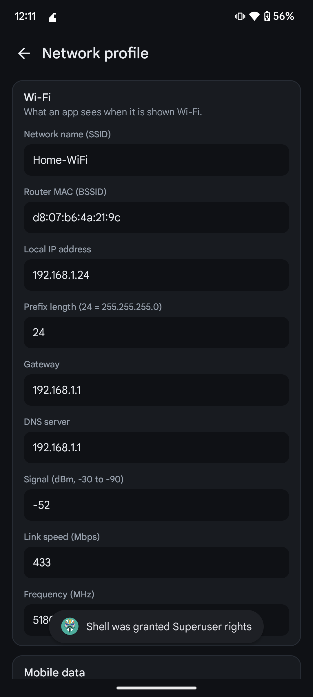 Screenshot of VirtualNet