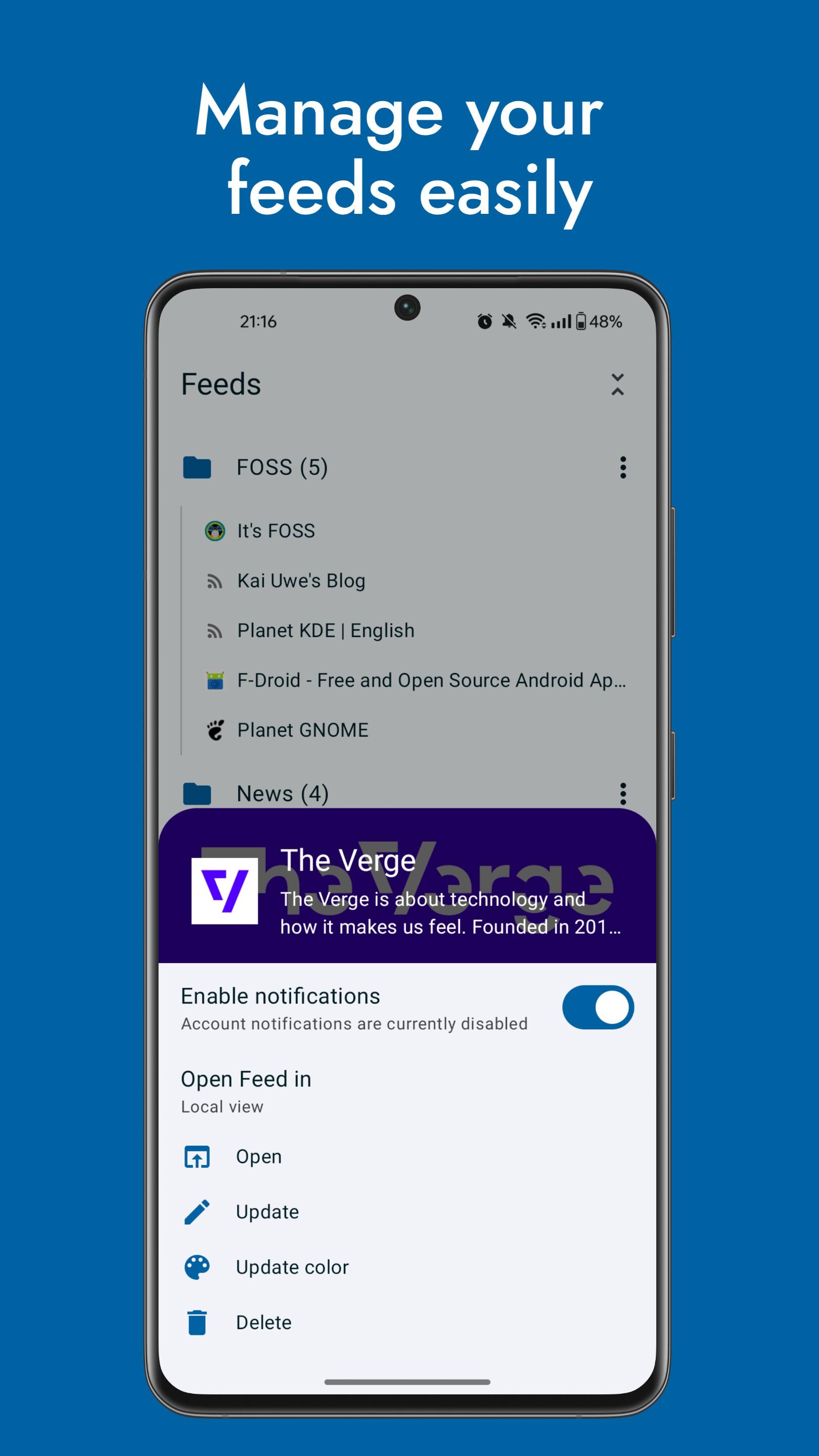 Screenshot of Droidrops